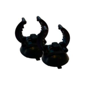 Sujeción tubo manguera - 2 ventosas