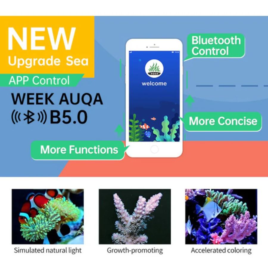 Pantalla LED Week Aqua Z400 SEA para acuario marino